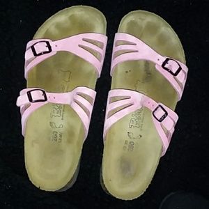 Birkenstock Birki's Genuine Leather, Soft Footbed!